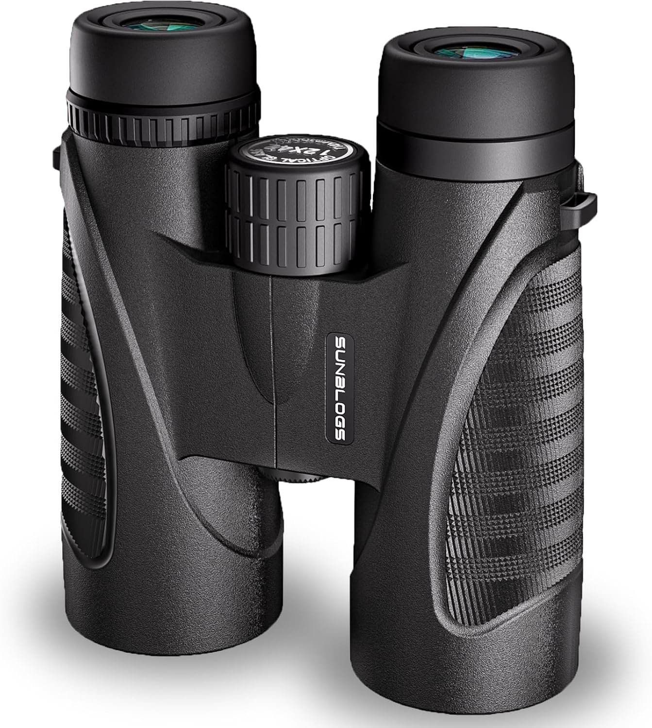 12x42 HD Binoculars for Adults,Super Bright BAK4 Prism High Powered Waterproof Binoculars with Low Light Vision for Bird Watching Outdoor Hunting Travel Hiking Sports Stargazing Cruise (Black)