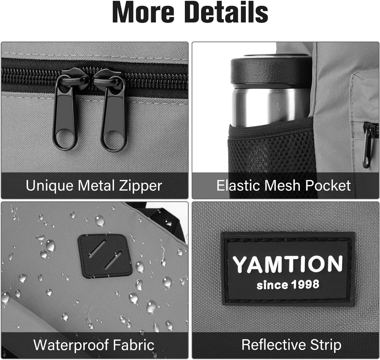 17 Inch School Backpack,Unisex Classic Bookbag Teens Schoolbag with USB Port for High School College Office Work Travel