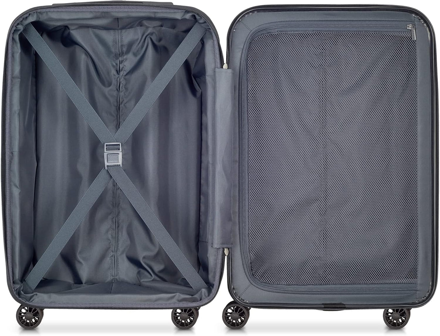DELSEY PARIS Helium Aero Hardside Expandable Luggage with Spinner Wheels, Black, Carry-On 21 Inch