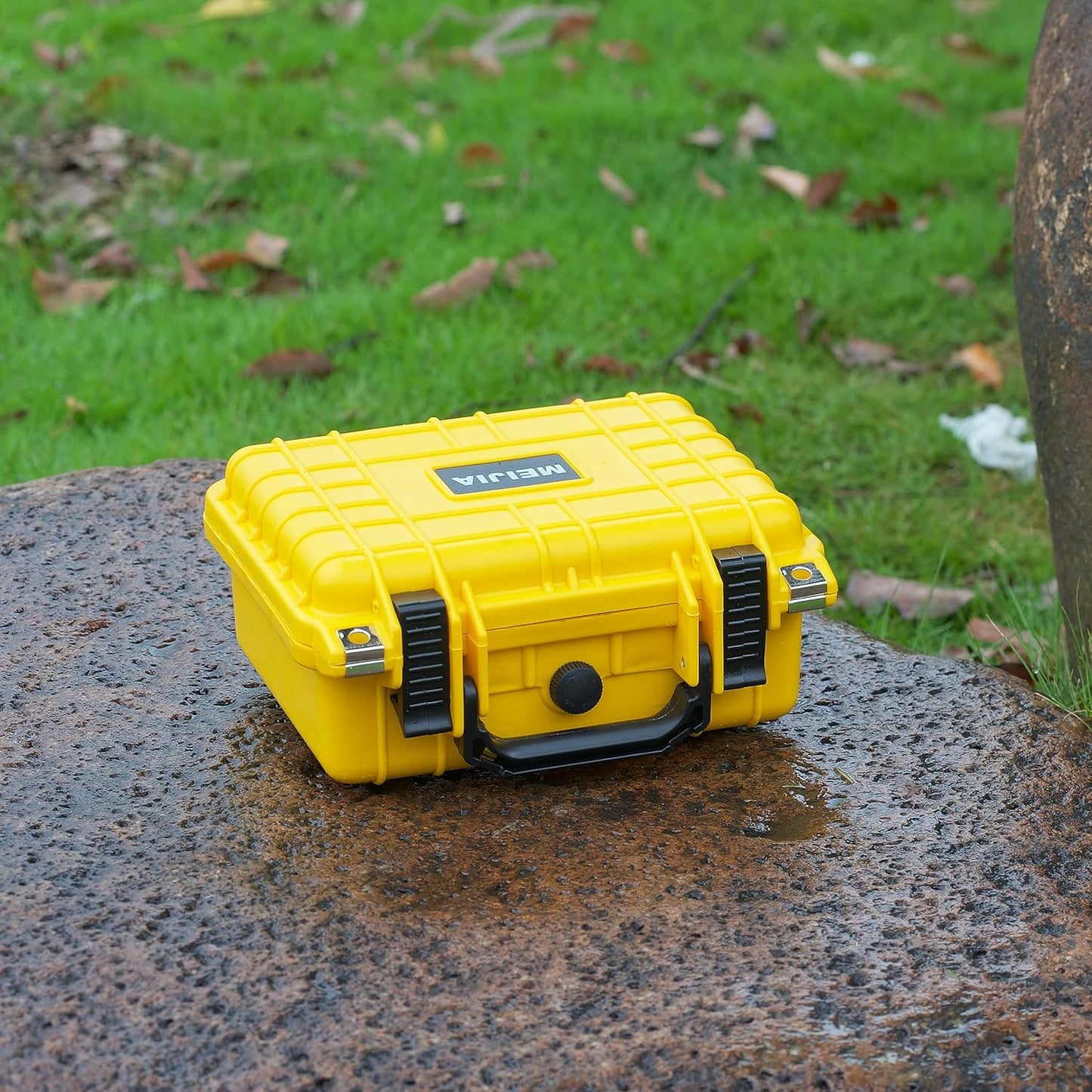 MEIJIA Portable All Weather IP67 Waterproof Protective Case,Hard Camera Case,Dry Case with Customizable Foam,Fit Use Of Drones,Camera,Equipments,10.62 x9.68x4.87inches