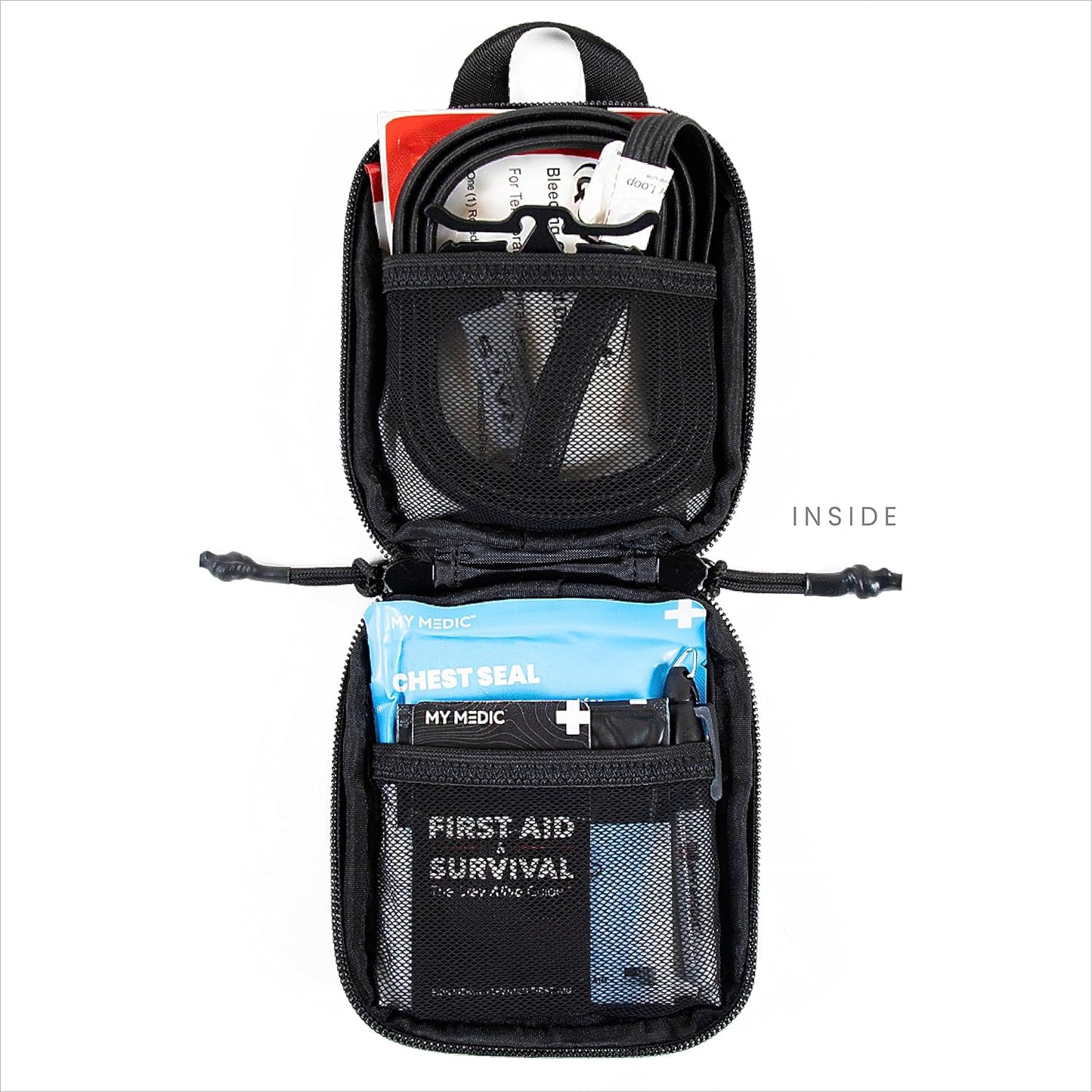 My Medic - Everyday Carry Pro Kit - Black, Life Saving, Portable Trauma Kit