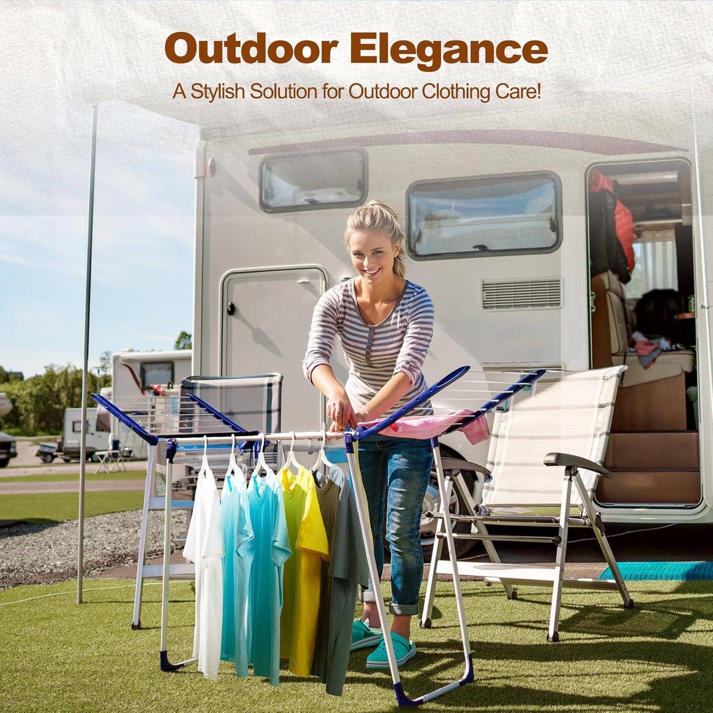 HOUSE DAY Foldable Travel Hangers 10 Pack w/10 Clips, Cruise Essentials 2025, Portable Hangers Collapsible Hanger Plastic, Travel Must Haves for Suitcase, Hotel, RV, Road Trip, Flying, Camping-White