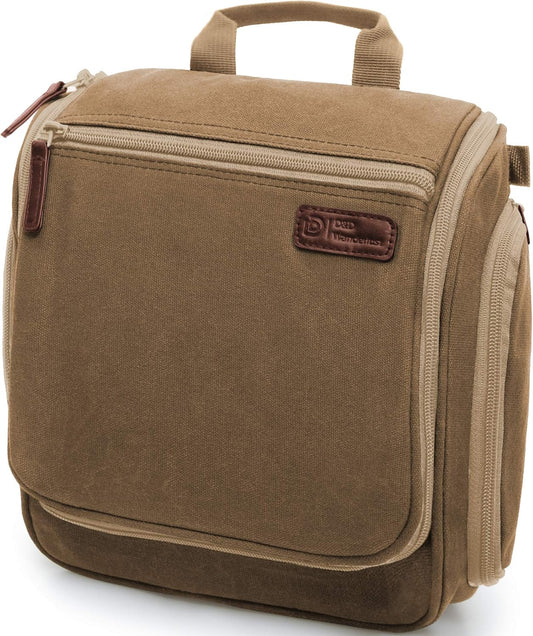 DD D&D Wanderlust D&D Hanging Travel Toiletry Bag for Men and Women – Cosmetics, Makeup and Toiletries Organizer Kit with 10 Compartments, YKK Zippers, XXL Metal Swivel Hook, Water-Resistant Nylon