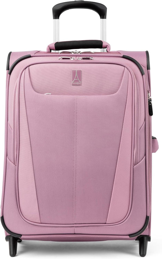 Travelpro Maxlite 5 Softside Expandable Upright 2 Wheel Carry-on Luggage, Lightweight, 20-Inch — Orchid Pink Purple