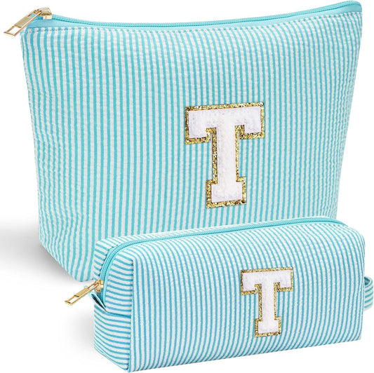 YOOLIFE Cute Cosmetic Bag Travel Bag - Makeup Bag Large Makeup Bag Make Up Bag Travel Cosmetic Bag Travel Size Toiletries Personalized Daughter Gifts Sister Gifts for Women Her Birthday Gifts Gift T