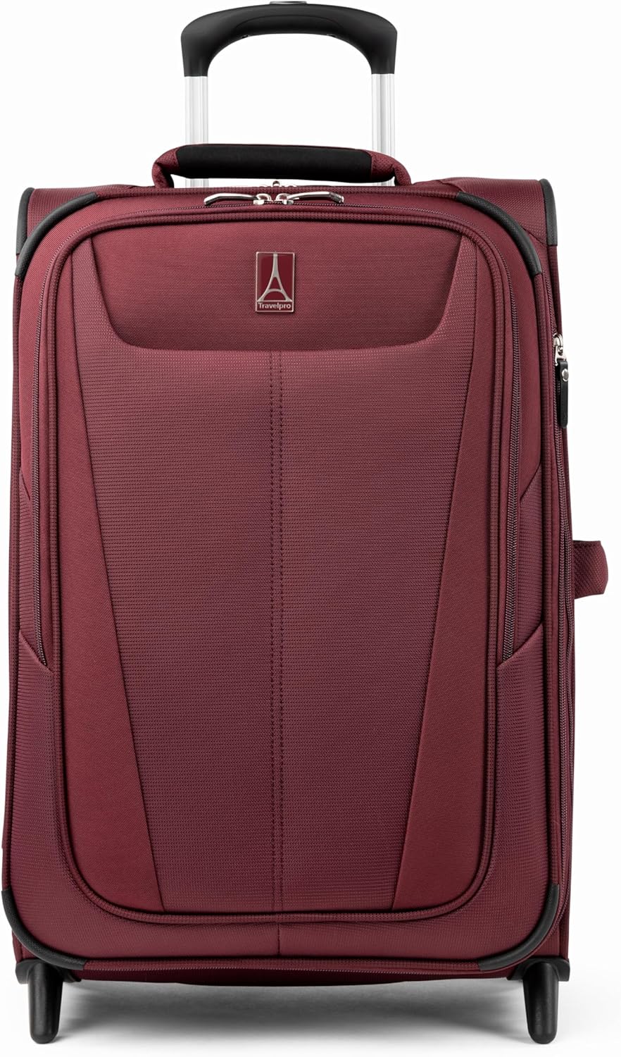 Travelpro Maxlite 5 Softside Expandable Upright 2 Wheel Carry-on Luggage, Lightweight, 22-Inch — Burgundy