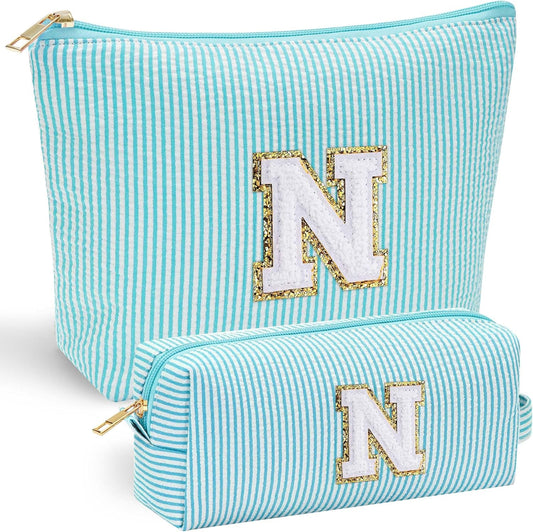 YOOLIFE Gifts for Women, Makeup Bag Make Up Bag Pouch Cosmetics Organizer Bag Cute Makeup Bag Skincare Bag Personalized Daughter Best Friend Birthday Gifts Birthday Gifts Wedding Gifts N