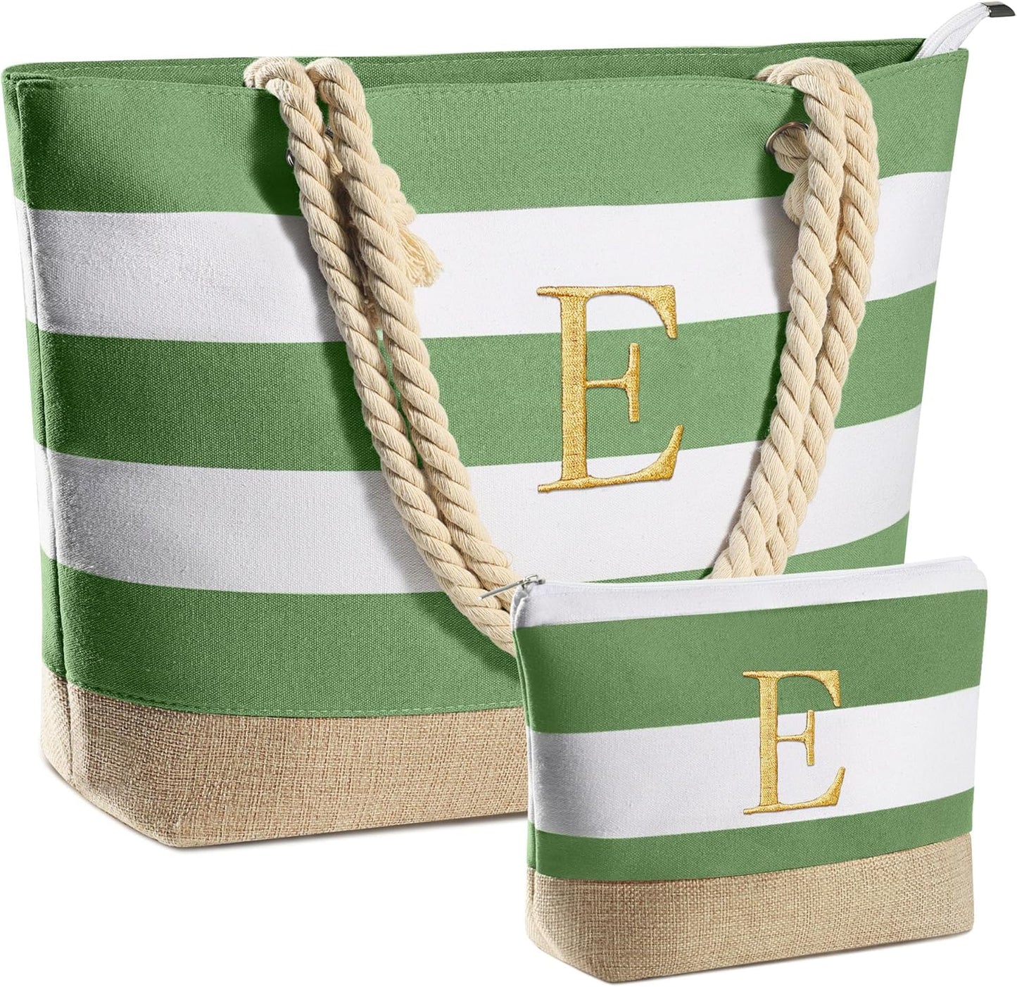 YOOLIFE Beach Bags for Women - Travel Canvas Beach Tote, Pool Waterproof Bag, Travel Essentials, Gifts for Women Birthday