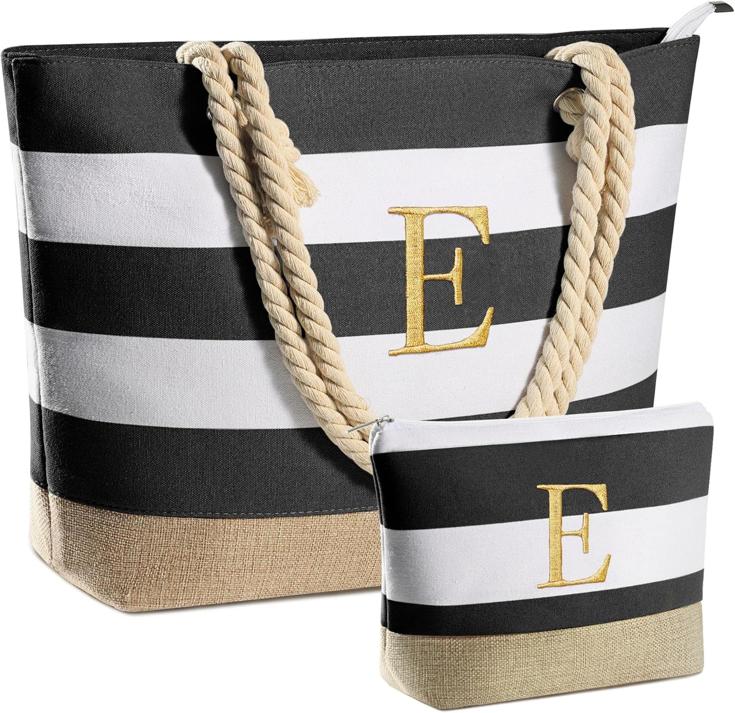 YOOLIFE Beach Bags for Women - Travel Canvas Beach Tote, Pool Waterproof Bag, Travel Essentials, Gifts for Women Birthday