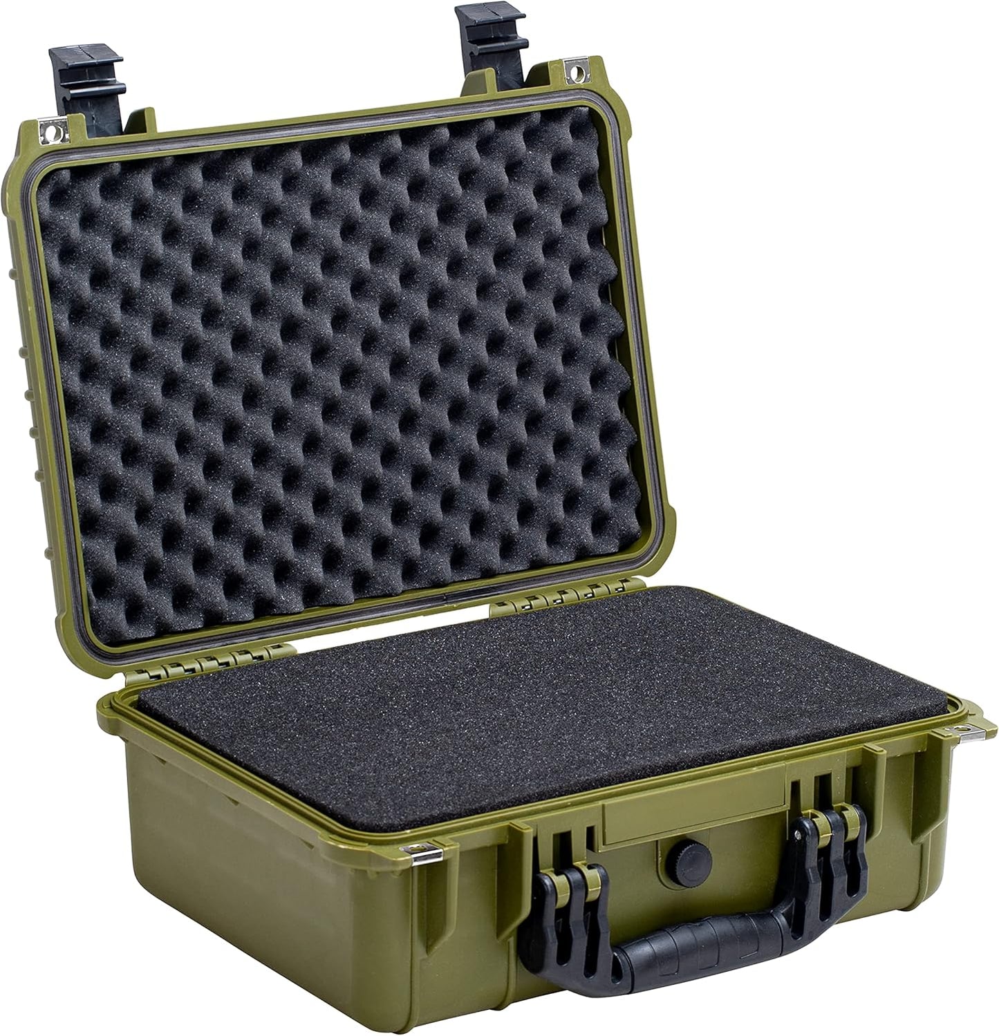 MEIJIA Portable All Weather Waterproof Camera Case With Foam,Fit Use of Drones,Camera,Equipments,Pistols,15.98x12.99x6.85inches