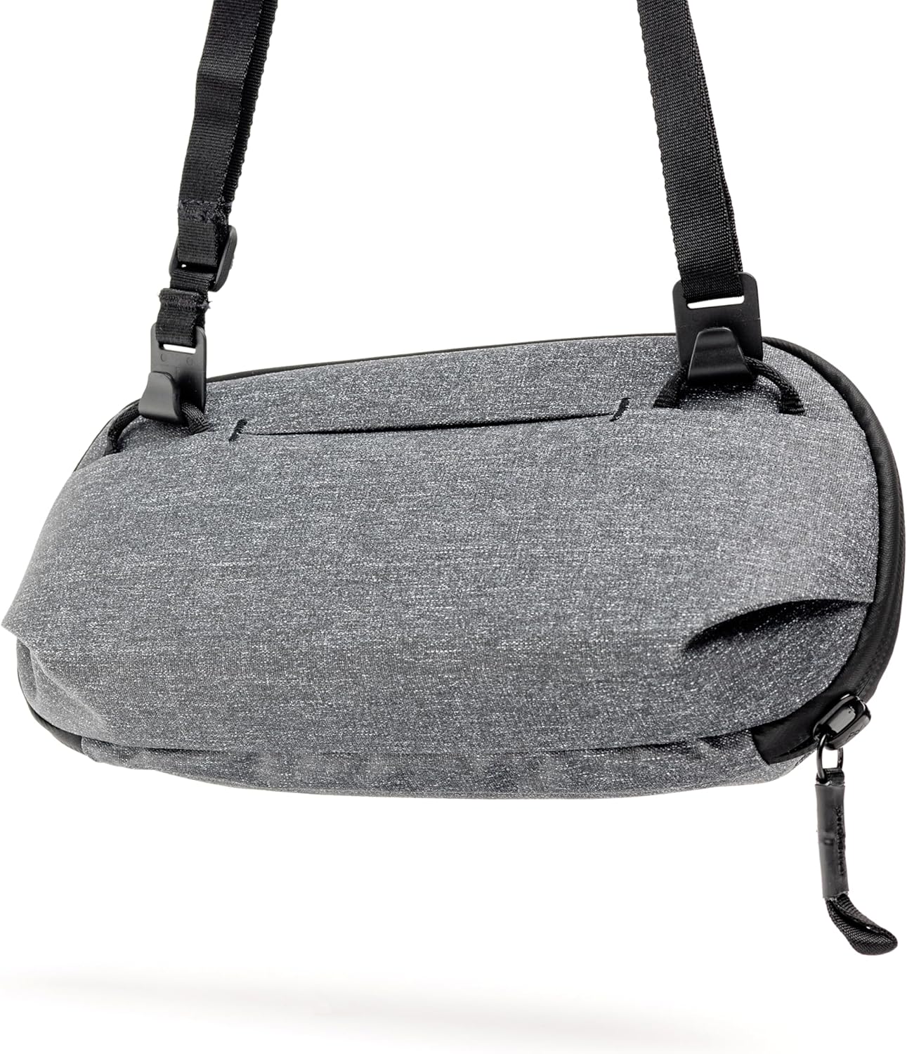 Peak Design Small Tech Pouch, Charcoal, Electronics Organizer for Travel or Everyday Carry, Origami-Style Storage, Cable Pass-Through, Weatherproof Recycled Nylon, Gear Carry Bag for Men and Women