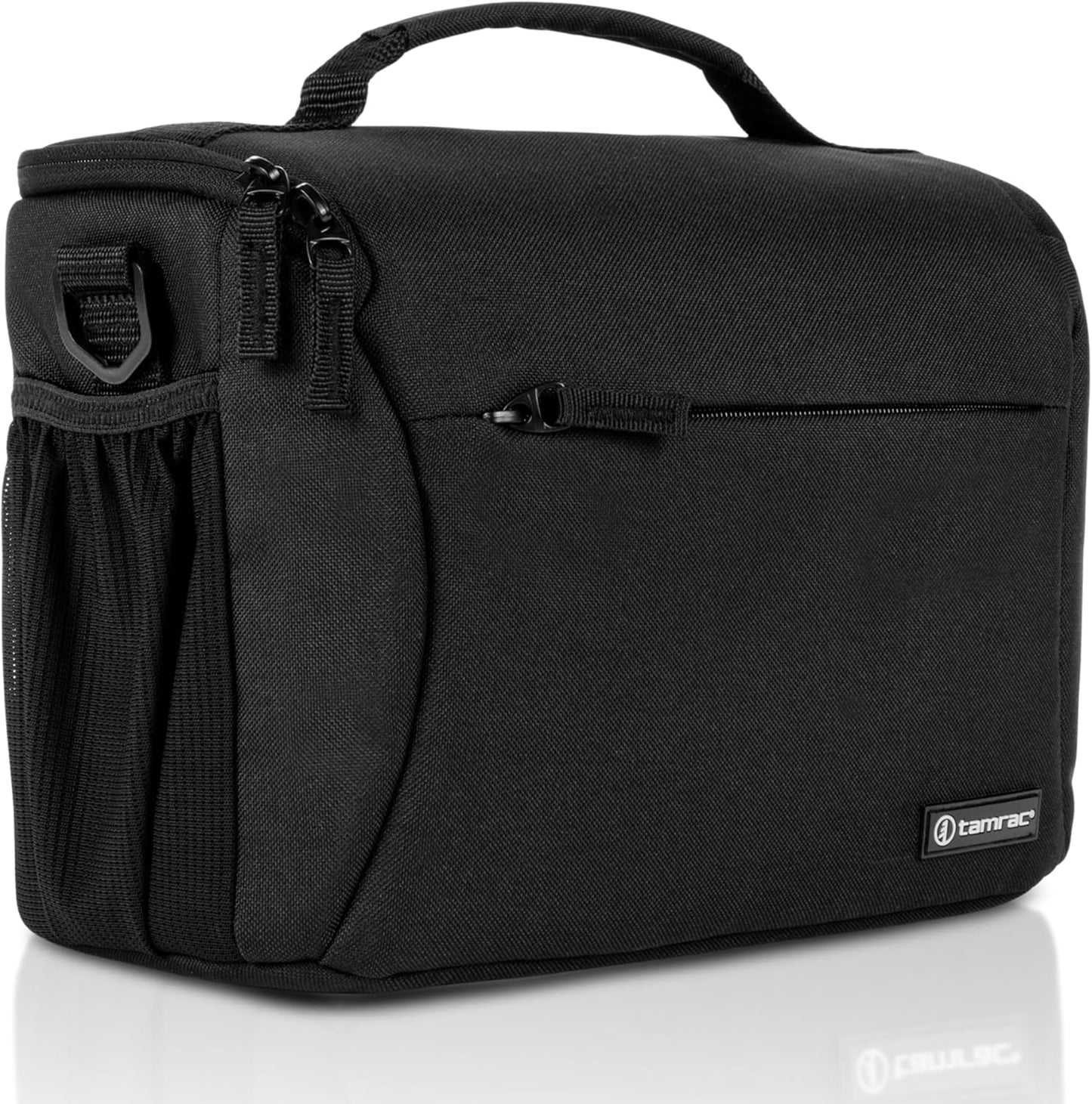 Tamrac Jazz 50 v2.0 Camera Bag for Photographers, Camera Case for Photography Accessories, Shoulder Bag for DSLR and Mirrorless Cameras, Crossbody Camera Bag, Travel Camera Carrying Case – Black