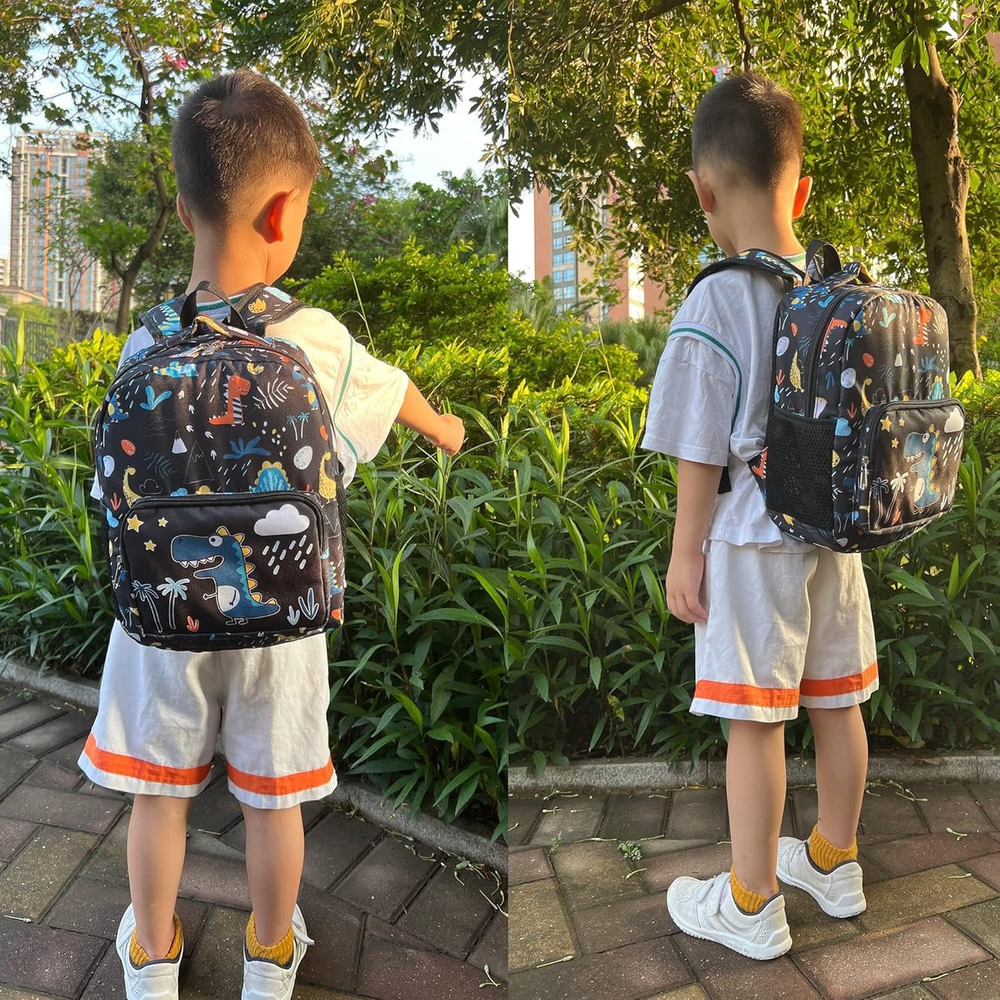 POWOFUN13 inch Kids Toddler Preschool Travel Backpack Cute Cartoon Backpack For Girls Boys Baby