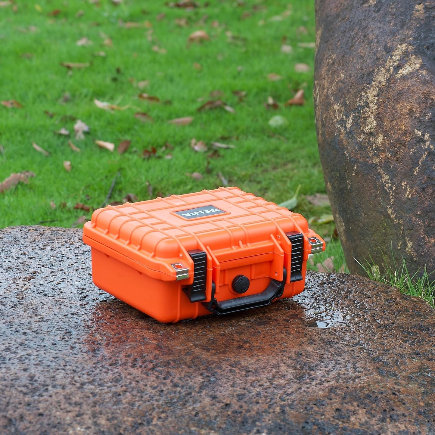 MEIJIA Portable All Weather IP67 Waterproof Protective Case,Hard Camera Case,Dry Case with Customizable Foam,Fit Use Of Drones,Camera,Equipments,10.62 x9.68x4.87inches