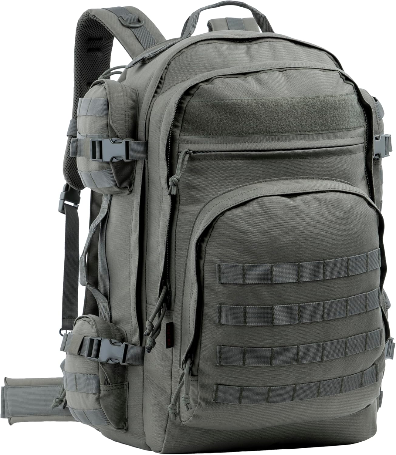 Large Tactical Backpack Bag with Stowable Shoulder Straps for Hiking, Camping, Traveling, Bug-Out 58L