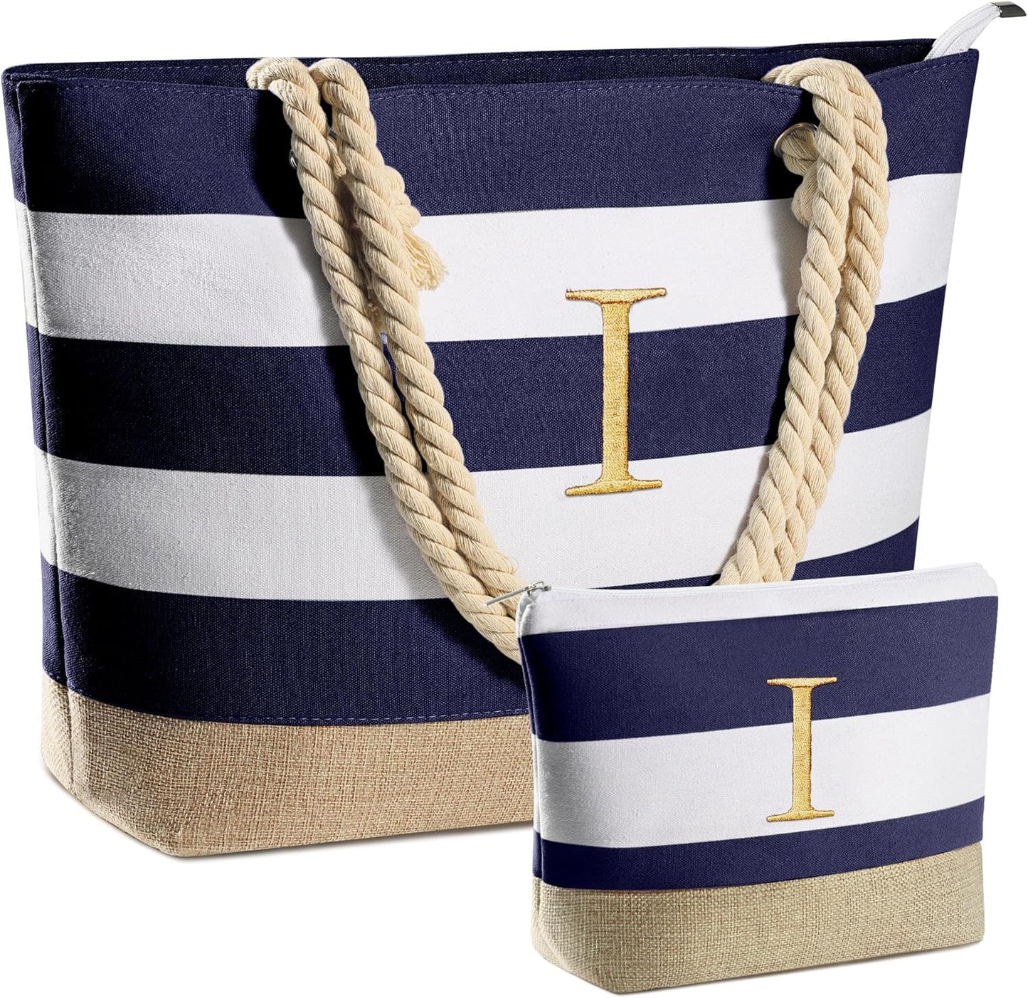 YOOLIFE Beach Bags for Women - Travel Canvas Beach Tote, Pool Waterproof Bag, Travel Essentials, Gifts for Women Birthday