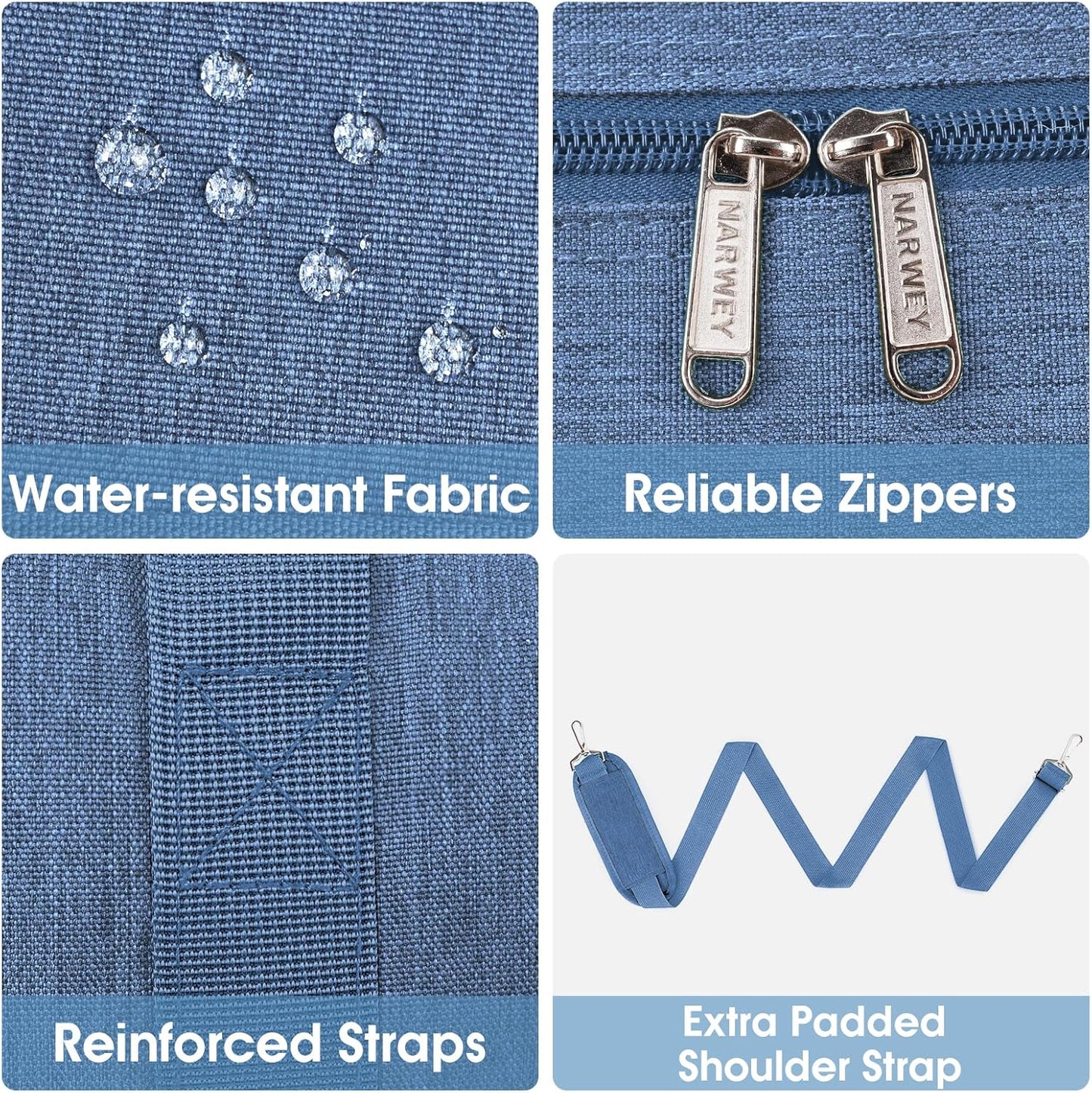 Carry on luaggage 22x14x9 Airlines Approved Foldable Carry on Bag Packable Duffle Overnight for Women and Men 40L (Navy Blue-1)