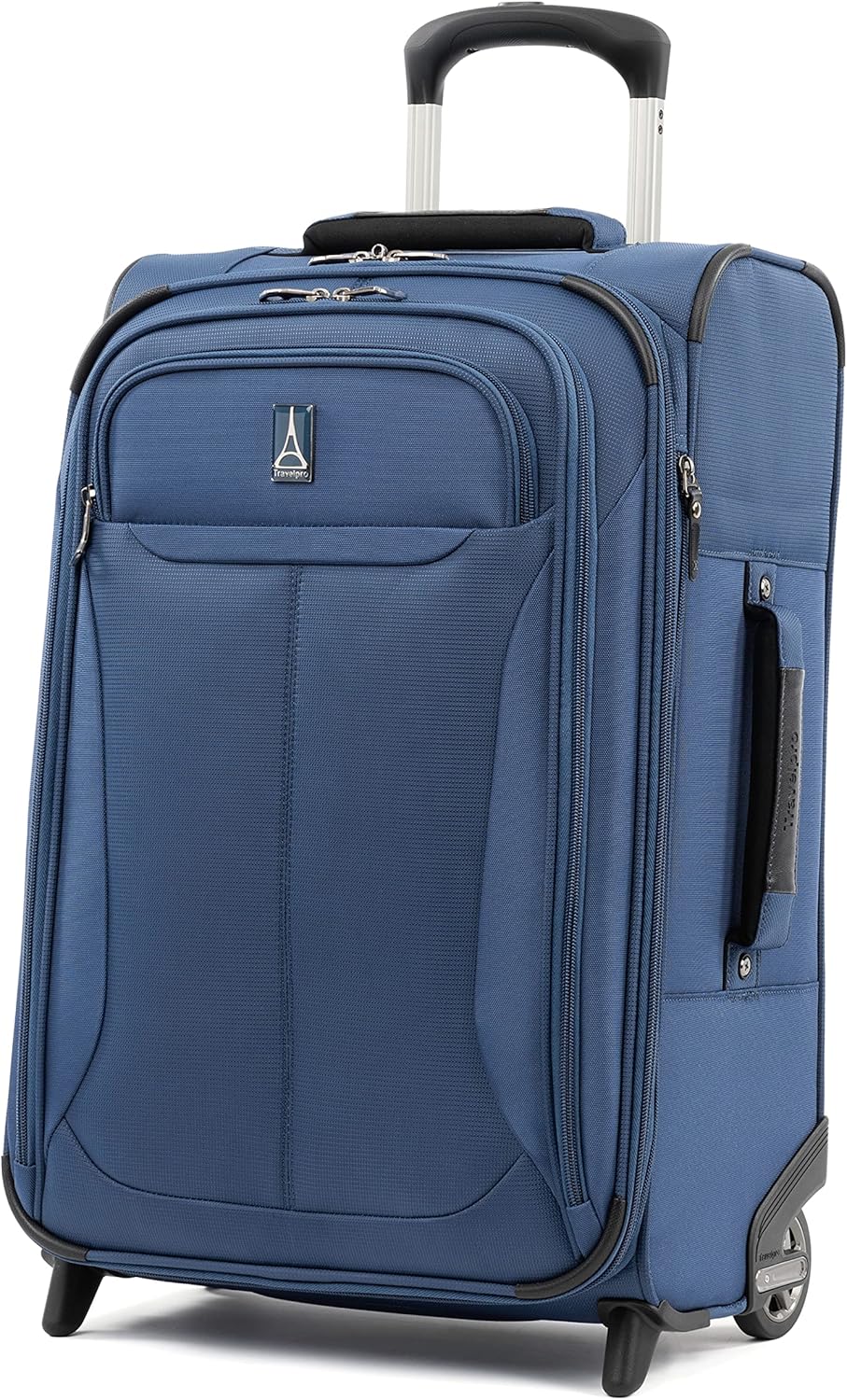 Travelpro Tourlite Softside Expandable Upright 2 Wheel Luggage, Lightweight Suitcase, Men and Women, Blue, Carry-On 22-Inch