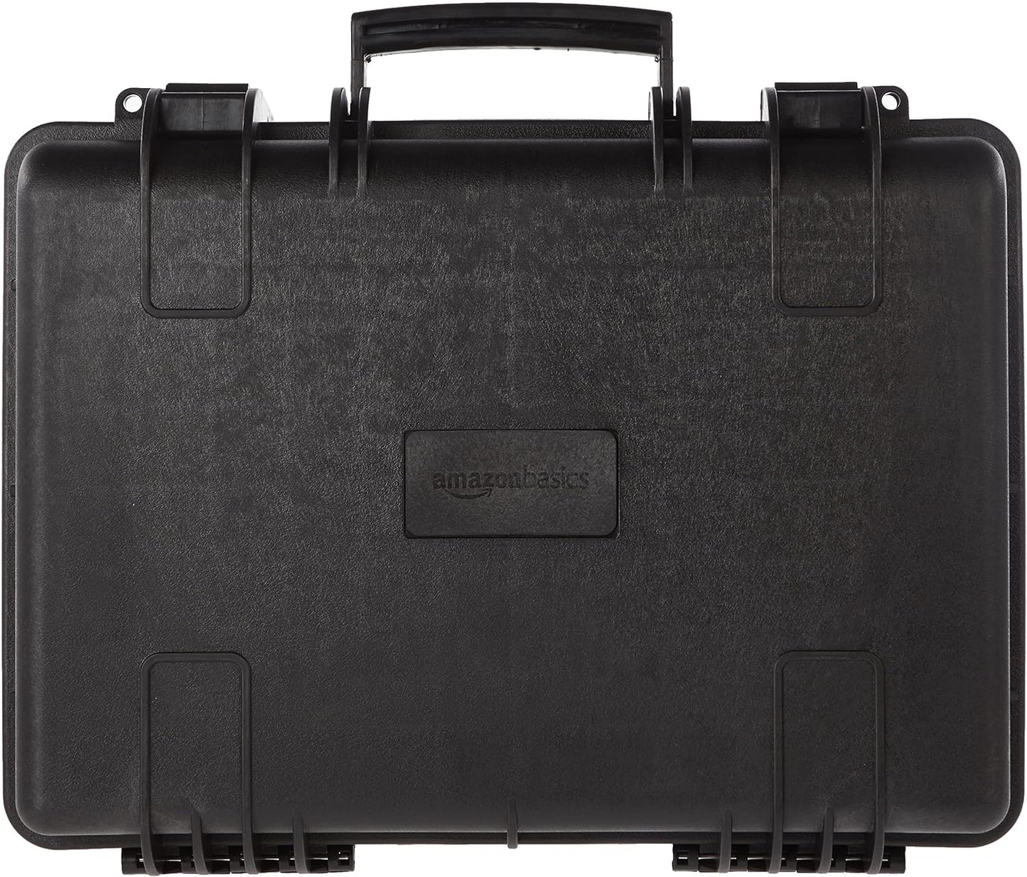 Amazon Basics Hard Camera Case, Medium, Black, Solid, 18"L x 14"W x 6"H